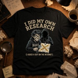 I Did My Own Research — Crypto DYOR Tee