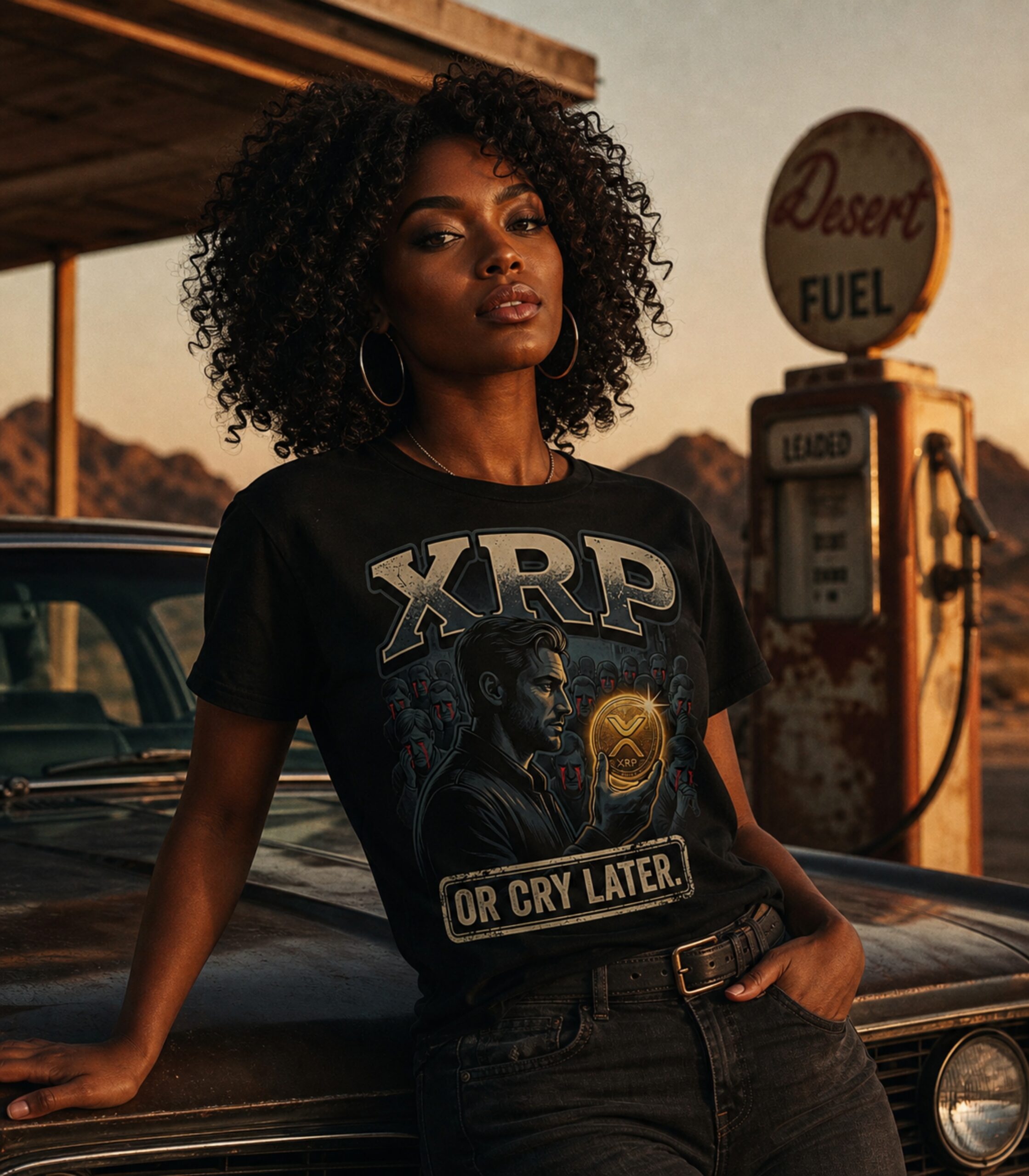 XRP or Cry Later — Unisex XRP Crypto T-Shirt