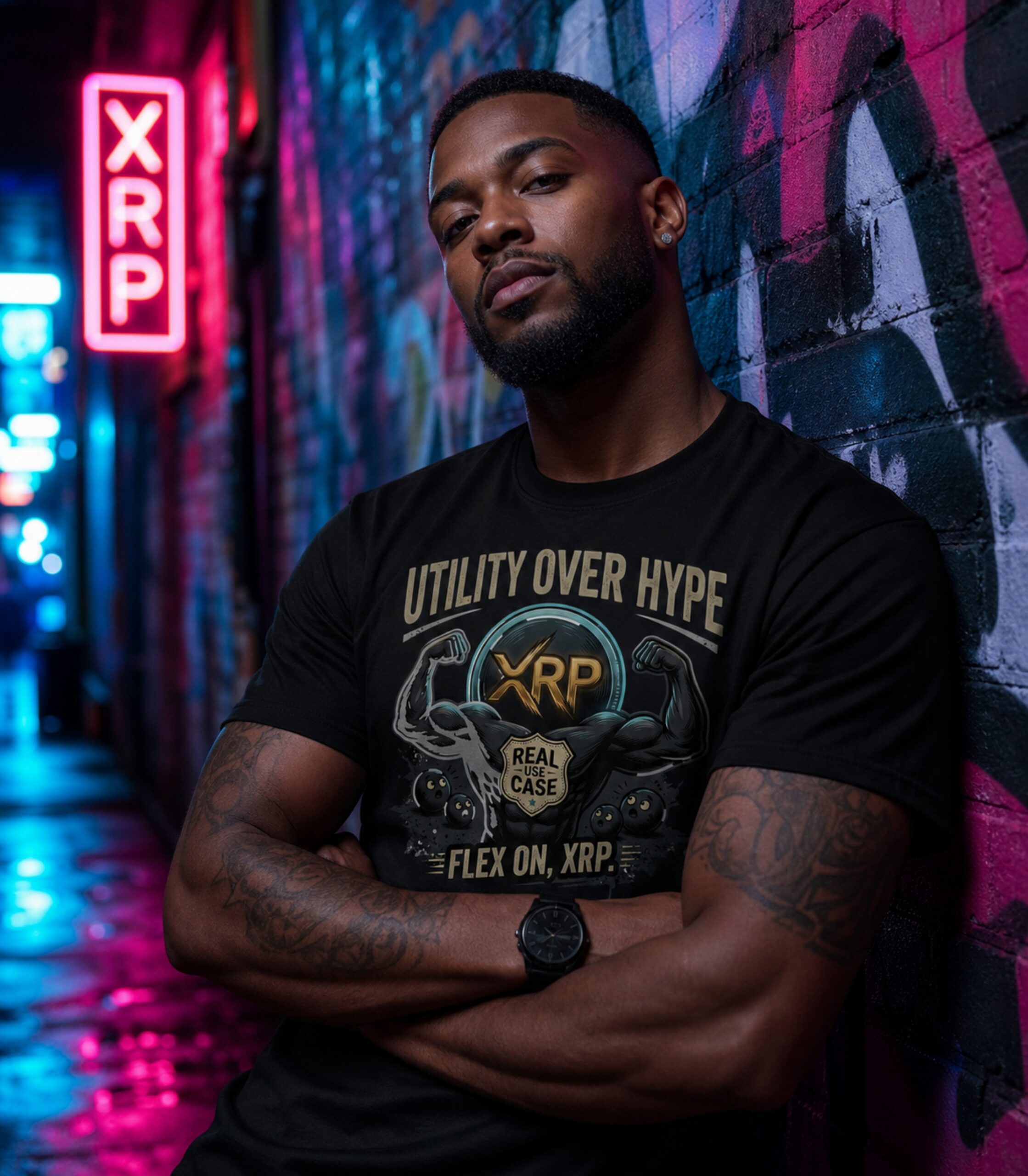 XRP Flex — Unisex XRP Crypto T-Shirt - Image 2