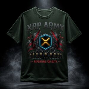 XRP Army — "Reporting for Duty" Crypto Militia Tee