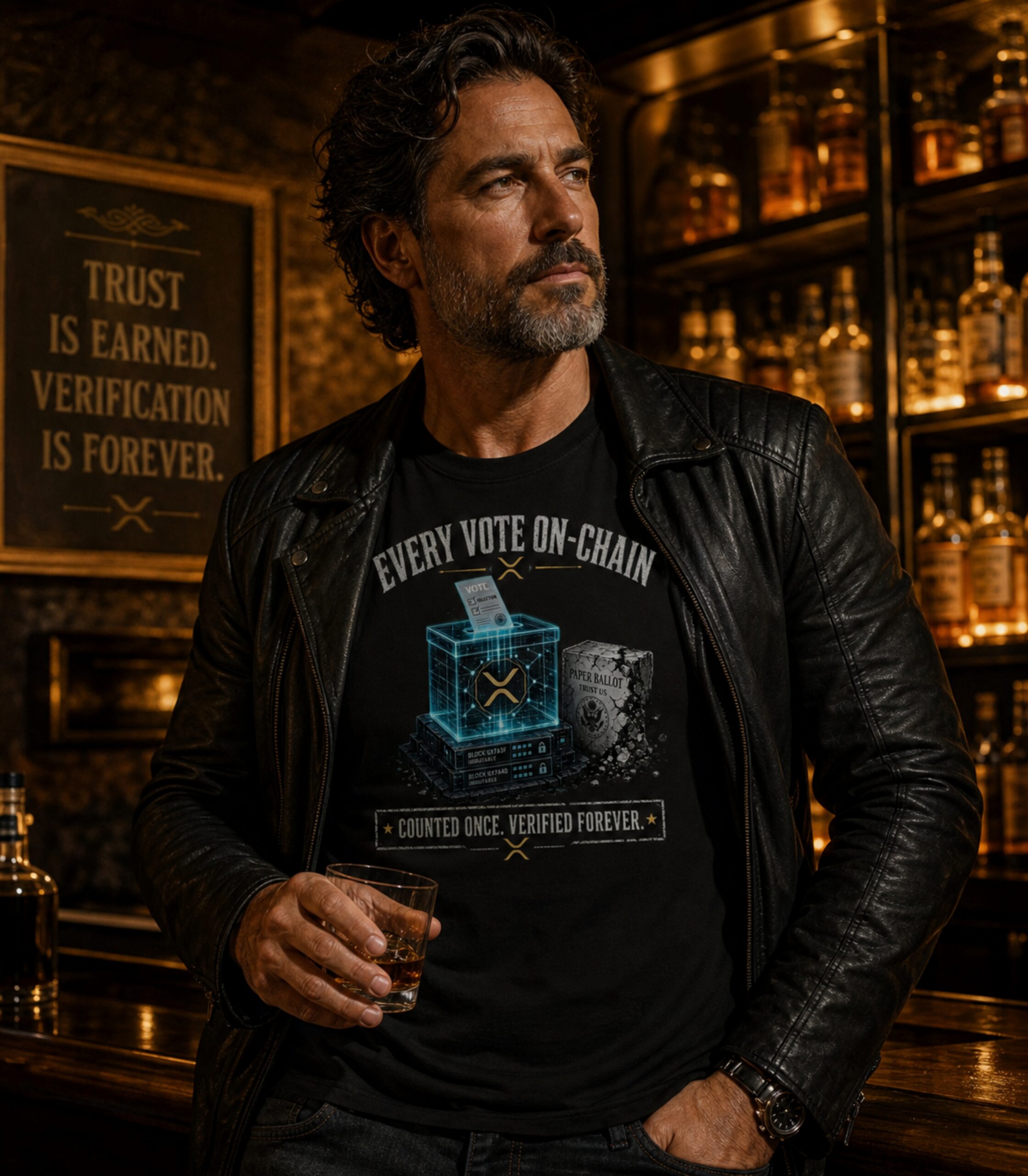 Every Vote On-Chain — XRP Ledger Voting T-Shirt